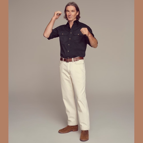 J.Crew Classic Jean in Natural Seeded Denim - 33x32 - Worn Once - Picture 5 of 9